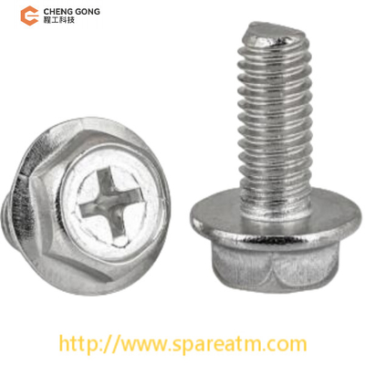 M4*10 NCR S2 Διαδρομική οξυγωνική βίδα για ανταλλακτικά εξαρτημάτων NCR